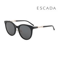 Escada Sunglasses SES E15G 0700 Round Horn-rimmed UV Protection Women's SES E15G 0700_I [55]