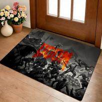 Shooting Game D-Doom Floor Mat Cozy Flannel Soft Thick Non-Slip Mat For Living Room Bedroom Kitchen Decor Rugs 40x60cm