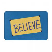 Ted Lasso-Believe Non-slip Doormat Floor Mat Antiwear Carpet Rug for Kitchen Entrance Home Bathroom Living room Footpad Mats 40cm x 60cm