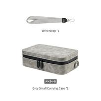 Protective Action Camera Storage Bag Shockproof Adjustable Dividers Carrying Case Waterproof Dustproof for DJI/Insta360/GoPro pilka
