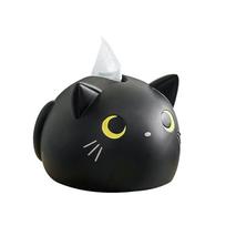 Creative Cat Shaped Tissue Box Cover Desktop Napkin Holder for Home Living Room Table Use Durable Material Unique Design one size juoda