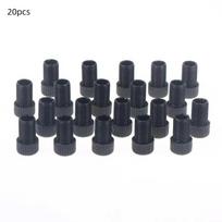 20Pcs Bicycle Valve Adapter Presta to Schrader Converter F/V to A/V Bike Tire Inflation Pump Nozzle Adaptor