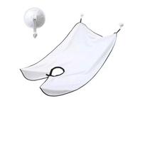 Floral Beard Catcher Cape Bib with Suction Cup Mirror Waterproof Hair Shave Apron Clean Care Dual Suction for Beard Grooming balta