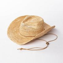 Hand-crocheted Natural Raffia Straw Cowboy Tie-Up Hats for Women Men Summer Wide Brim Sun Outdoor Breathable Beach Caps Gorros M 57cm