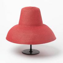New Women Floppy Lamp Sun Hat Red Black Beige Wide Brim Sunshade Summer Beach Hat High Top Foldable Straw Cap Anti-UV Travel Hat raudona