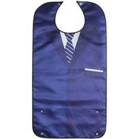 Washable Business Suit Gentleman Adult Bib Waterproof Saliva Towel  Nursing Home Use Style 4