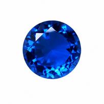 Lab Created 52.35 Ct Blue Tanzanite Round Cut CERTIFIED Loose Gemstone For Gift 24.2 mm approx. mėlyna