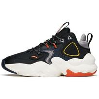 Anta Badass Weifeng 2 Thick Sole Leather Lined Low-Top Sneakers Men Sneakers Black Gray 112148080-6 39
