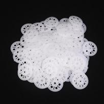 50/100 vnt. 45 mm plastikinės plokščios poveržlės apkrovos paskirstymui polipropileno poveržlės varžtams tvirtinantiems izoliacines plokštes 50pcs