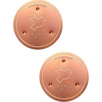 Copper Bird Bath Purification Disk with Triple Point Support Copper Purification Cleaner Universal for Outdoor Birdbath