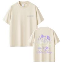 Korean Kpop Katseye Gabriela Graphic T-shirt Men Women Clothing Hip Hop Fashion Oversized T Shirts Unisex Y2k Aesthetic T-shirts S chaki