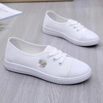 zapatos de mujer women casual student school lace up canvas shoes lady fashion spring & summer anti skid comfort shoes ga255 35