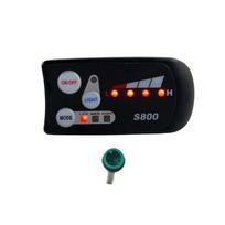 S800 LED Ekranas 36V 48V Suderinamas 190mm Laidas su Vandeniui Atspariu 5-Pin Jungtimi eBike ir Elektrinėms Transporto Priemonėms 1