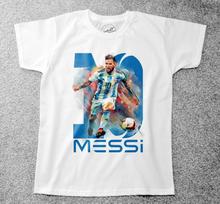Lionelio Messi Futbolo Žaidėjas 002 Vaikų marškinėliai 110