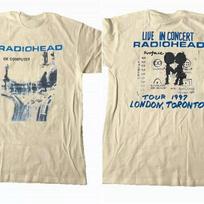 Radiohead Ok Computer Albums 90s graphic Sand T shirt 2 sided Cotton For Fans 4XL