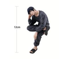 Anime JJK Figure Gojo Satoru Fushiguro Toji Sitting Pose Action Model Desk Decor Car Accessory Gift Collection 5-12CM