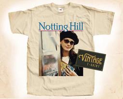 Notting Hill T-shirt Marškinėliai Filmo plakatas Vintage Natūralūs dydžiai S iki 5XL XL