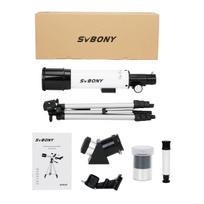 SVBONY SV501P 60/400mm Erect Image 20x Refractor Telescope for Moon Viewing