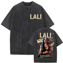 Singer Lali Esposito LA QUE LE GANA AL TIEMPO  Tour T Shirts Retro Fashion Aesthetic Tshirt Unisex Women Cotton Washed T Shirt S