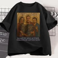 Jeremy Clarkson Tshirt with Protect Us From Electric Vehicles Fun Emoji Tshirt Couples Cotton Casual Urban Unisexs Tshirt S