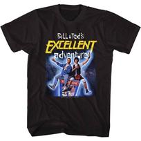 Bill And Teds Excellent Adventure B T Space Poster Black Unisex T-shirt S įvairiaspalvis