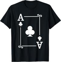 Playing Plum Blossom Cards Costume  AceKQJ1098765432  Diamonds Card Poker TShirt Streetwear Graphic T Shirts S