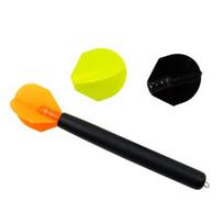 20CM/50G Carp Fishing Dart Marker Water Depth 3 Interchangeable Tails Float with Measuring High Visibility