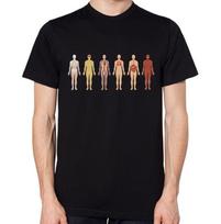 Skeleton Human Body Nervous System Science T-Shirt Body Men Women Unisex Top S įvairiaspalvis