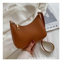 Hong Kong style fashion portable dumpling bag small square bag foreign texture shoulder bag fashion women's bag simple armpit bag ruda