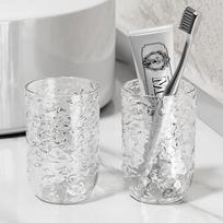 Water Ripple Glacier Pattern Mouthwash Cup Set (3-Pack)