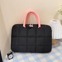 Cute Shockproof Laptop Handbag Waterproof Soft Case Notebook Bag Nylon Notebook Case juoda