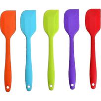 5-piece silicone scraper set dough scraper set kitchen scraper non-stick rubber scraper heat-resistant scraper heat-resistant up to 500 F silicone sc