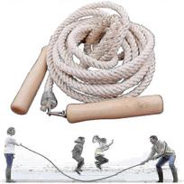 2025 3-10m Long Jump Rope, Multiplayer Rope Skipping, Long Skipping Rope With Wooden Handle, Best Team Group Double Dutch Jump Rope 3m