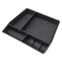RUIYA for Dacia Sandero 3 / Sandero Stepway III / Dacia Jogger Car Central Console Storage Box Auto Dacia Sandero 3 Accessories juoda
