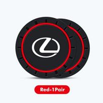 For Lexus 2pcs Car Water Cup Pad Silicone Coaster Anti Slip Holder Mat RX350 IS250 IS200 GS300 LX570 RC350 UX250h ES350