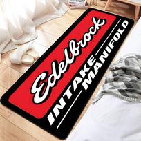 Racing Car Edelbrocks Room Mats Retro Multiple Choice Living Room Kitchen Rug Non-Slip Welcome Rug 40cm x 60cm