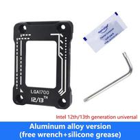 LGA1700 Socket CPU Frame Aluminum Alloy Contact Frames LGA 1700 Kit Heavy Duty Contact Frames CPU Bending Correction Bracket