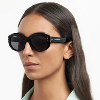 [VIVIENNE WESTWOOD] Isabel Marant Sunglasses IM0105GS 807IR Round Thick Black Horn-rimmed