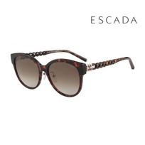 Escada Sunglasses SES D09G 0743 Round Horn-rimmed UV Protection Women's SES D09G 0743_I [57]