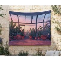 Greenhouse tranquility tapestry 75x100 juoda