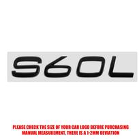 For Volvo S60L S80L Rdesign XC90 S60 V40 S40 V50 S90 D7 3D Metal Car Styling Rear Trunk Emblem Badge Decal Stickers Center Cover