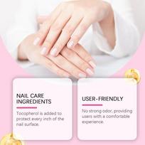 EELHOE 60ml Nail Glue Remover Acetone Free Quick Removal for Press On Fake Nails Strong Glue Gentle Care Nail Art Supplies one size