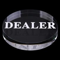 Acrylic Round Professional Poker Dealer Buttons for Casino Card Games 56mm