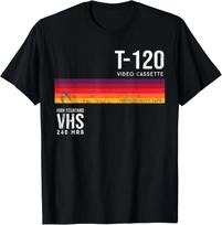 Vintage 80s Video Cassette Tape VHS T- Shirt 3XL