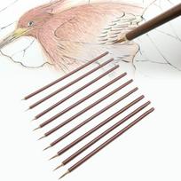 N1N Oil Painting Art Weasel Hair Brush Pen Calligraphy Brush Hook Line Pen Paint Brush ruda
