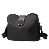 Vintažinis nailoninis vandeniui atsparus pečių krepšys, moteriškas „Wild Crossbody“ krepšys. Paprastas „Messenger“ krepšys, kasdienė moteriška rankinė, kelioninė moteriška piniginė 22x11x18cm juoda