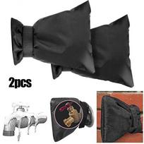 22x18cm Water Faucet Cover 2pcs set Bib Protection Black 210D Oxford cloth Anti-Freeze Hose Outdoor Taps Cover China Mainland