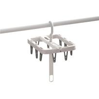 Foldable Multi-Clip Hanging Drying Rack for Underwear Socks and Small Clothes Space Saving Design Suitable for Dormitory and Balcony Use one size