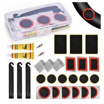 Portable Bike Tire Repair Kit with Levers Rubber Patches for MTB Road Bicycle Inner Tube Puncture Fix Tools
