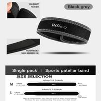 1PC Patella Kneecap Band Silica Gel Knee Tendon Strap Protector Knee Pad Running Sports Cycling Gym Knee Support protective gear M